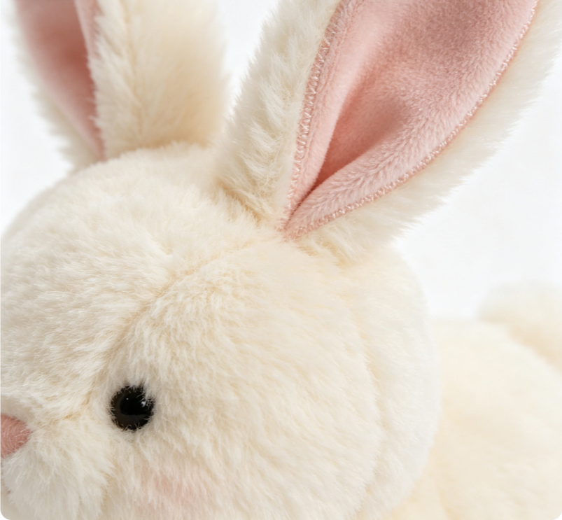 Cherubina Soft Plush Bunny Toy, Cute Stuffed Rabbit Comfort Toy for Kids