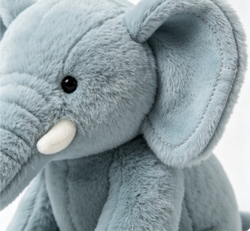 Cherubina Soft Plush Elephant Stuffed Toy, Cute Huggable Animal Plush Doll for Kids