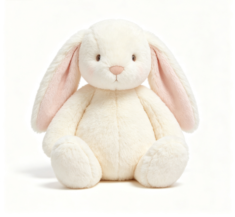 Cherubina Soft Plush Bunny Toy, Cute Stuffed Rabbit Comfort Toy for Kids